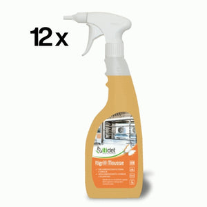 Itilgrill Mousse 12 pz x 750ml, Rimuove Grasso e Carbone da Forni Piastre | Itidet