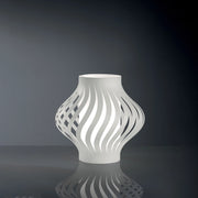 Lampada Da Scrivania-Ufficio Moderna Helios Polilux ® Bianco 1 Luce E27 H39Cm