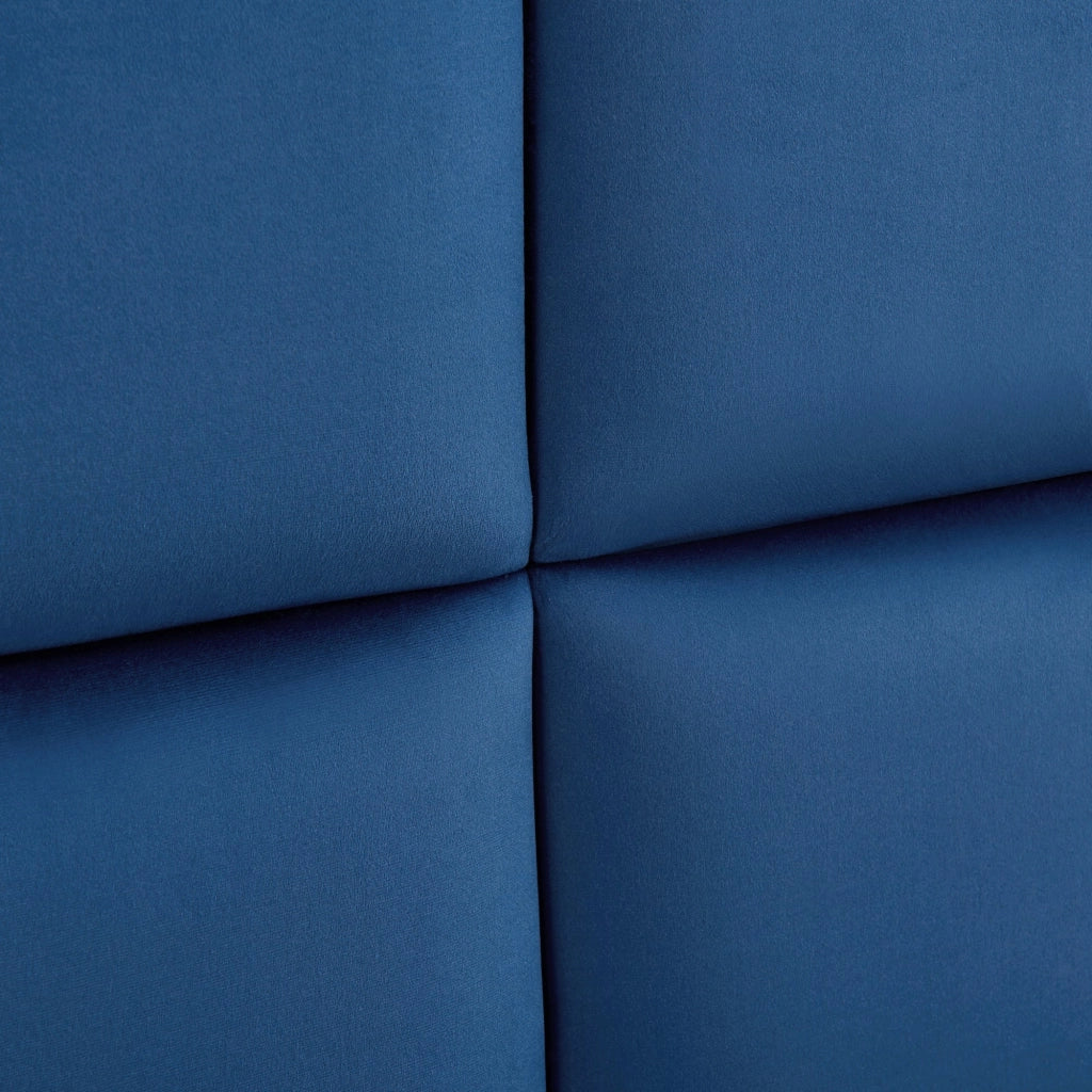 Set di 4 cuscini da parete in velluto 30 x 30 cm blu navy 03_0010645