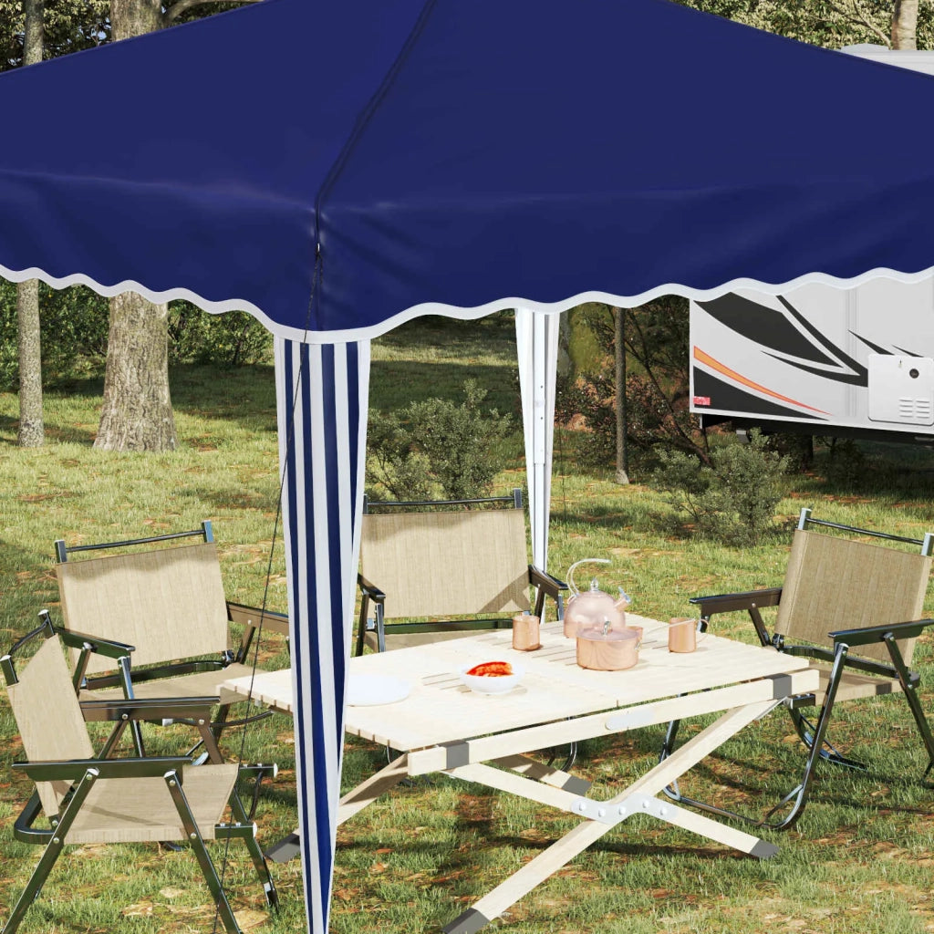 Tenda per feste a pop-up 288 x 288 x 245 cm Blu Tessuto Oxford
