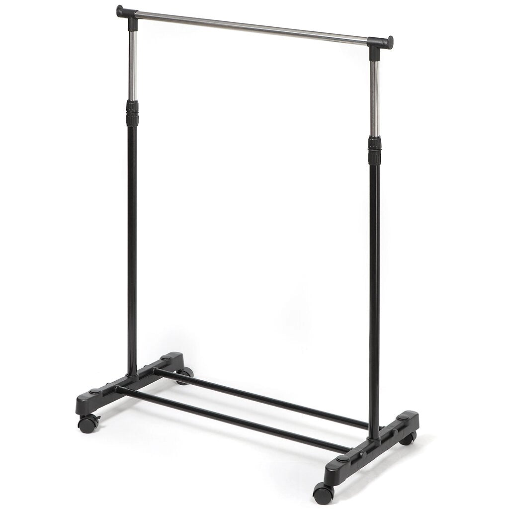 Appendiabiti Donkey Basic in metallo con ruote Nyana Home 92x75x42cm allungabile a 155cm