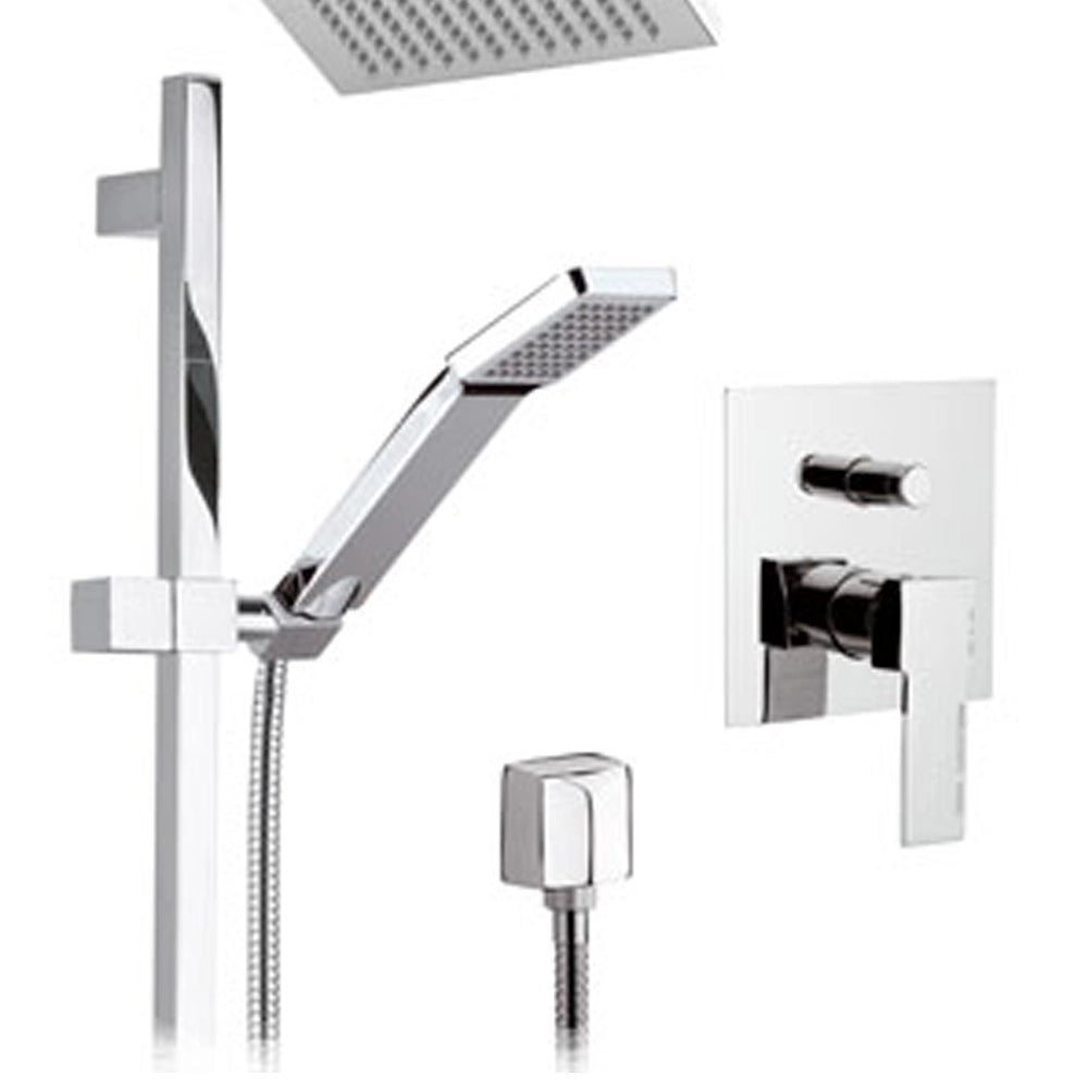 Set doccia quadro moderno - serie wellness qubika