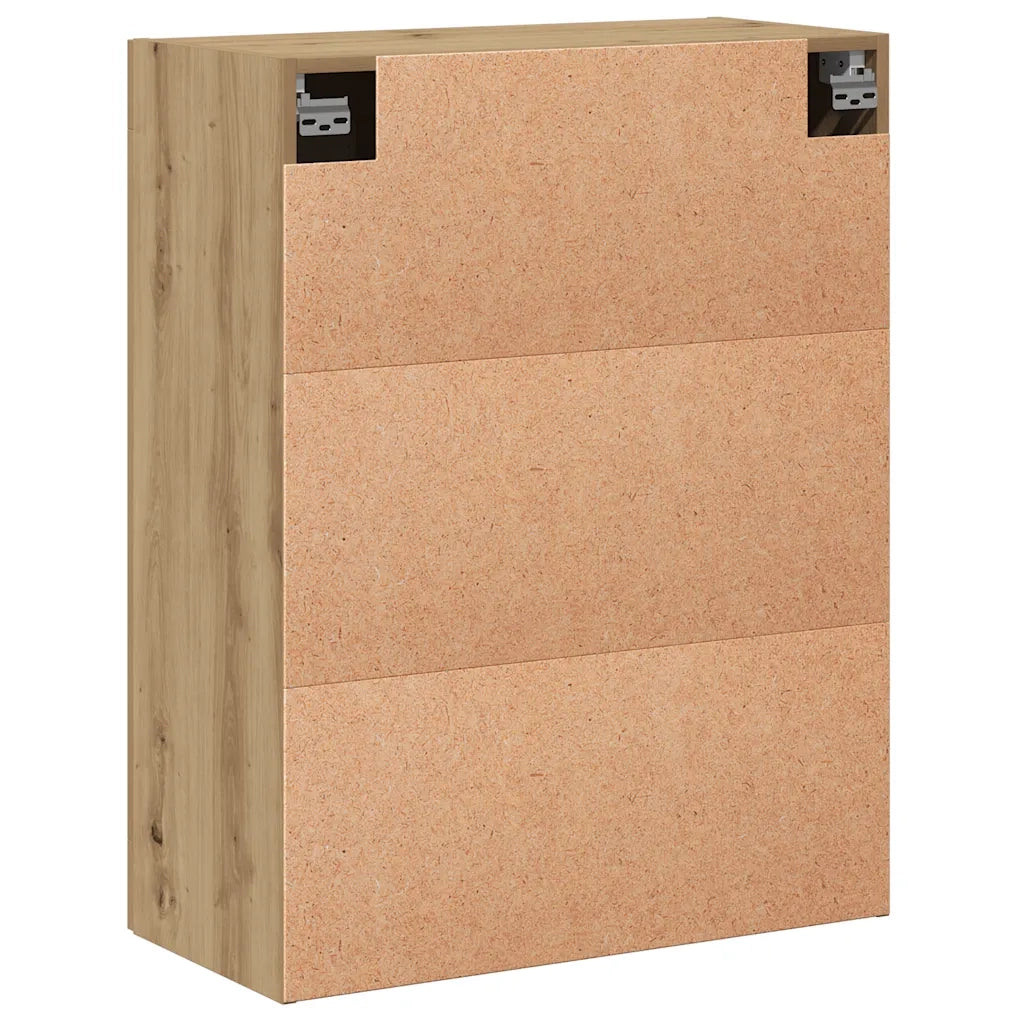 Mobile a Parete Rovere Artigianale 69,5x34x90 cm in Truciolato