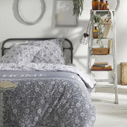 COMPLETO LETTO TODAY - COPRIPIUMINO 240X260 + 2 FEDERE 63X63 - 100% COTONE 57 fili - Capucine