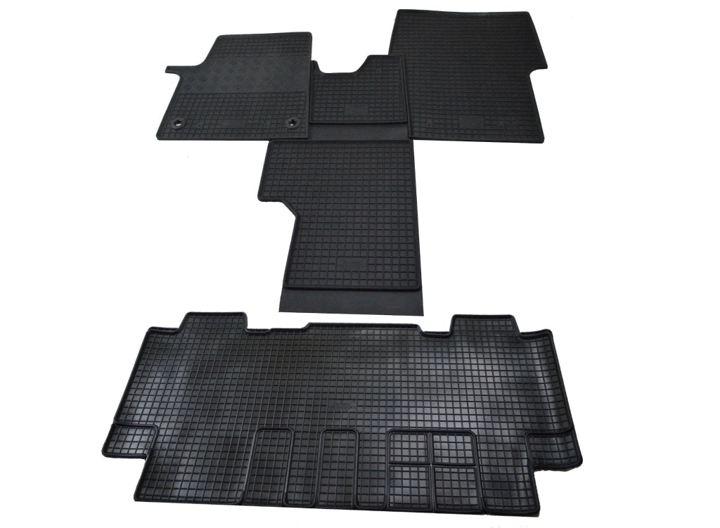RIGUM-905236-904185 Tappeti Gomma per C-SpaceTourer dal 2016-, Opel Zafira Life dal 2019-, P-Traveller dal 2016-, Toyota