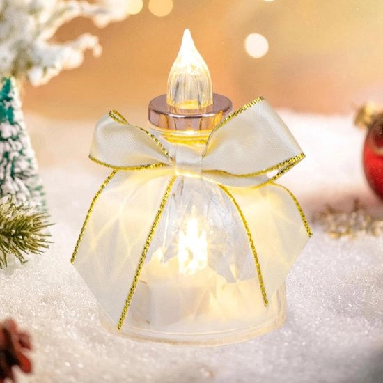 Pacco di 12 candele a LED senza fiamma, illuminazione per campeggio all'aperto, decorazione per camini in casa, illuminazione di atmosfera per tende, candele a LED per esterno, candele senza fiamma per uso domestico, trasparente.