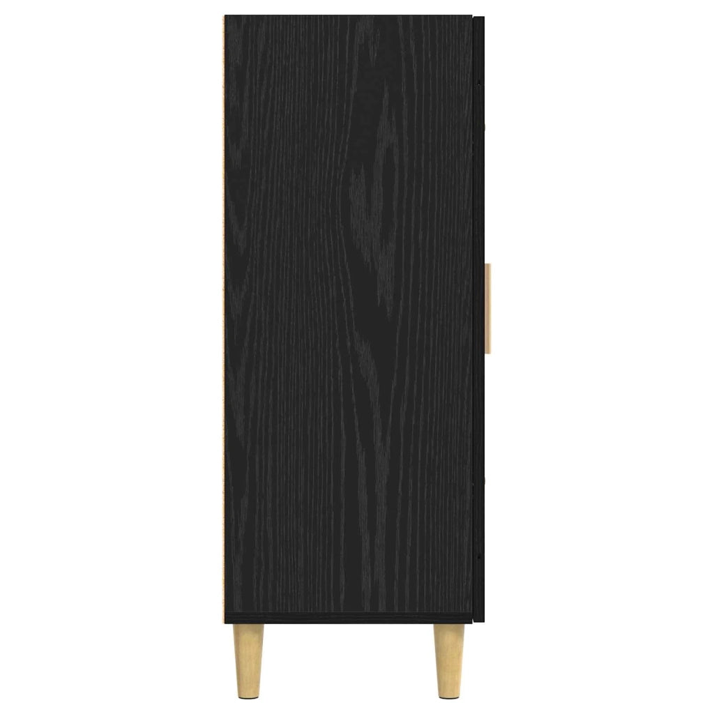 Credenza Rovere Nero 69,5 x 34 x 90 cm Legno ingegnerizzato 8009843