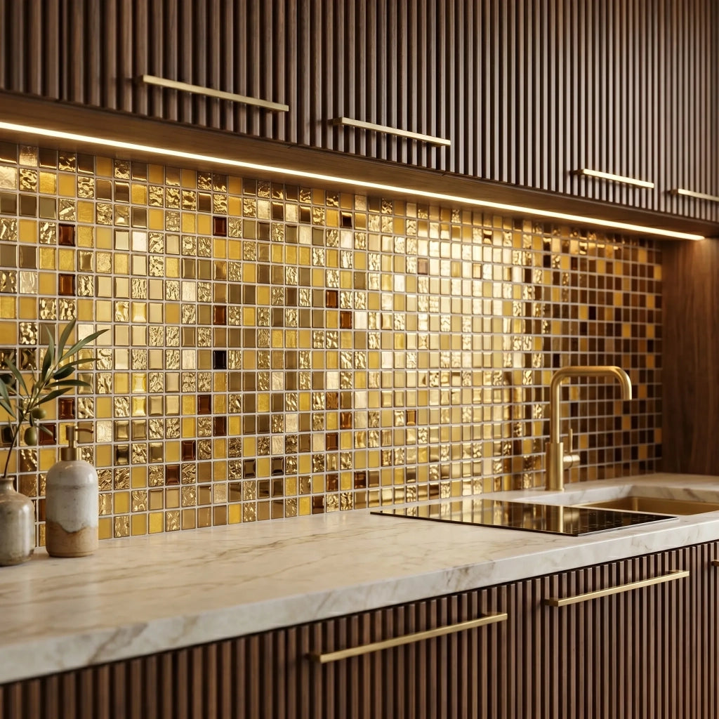 Mosaico Da Parete Glass Rea P14016