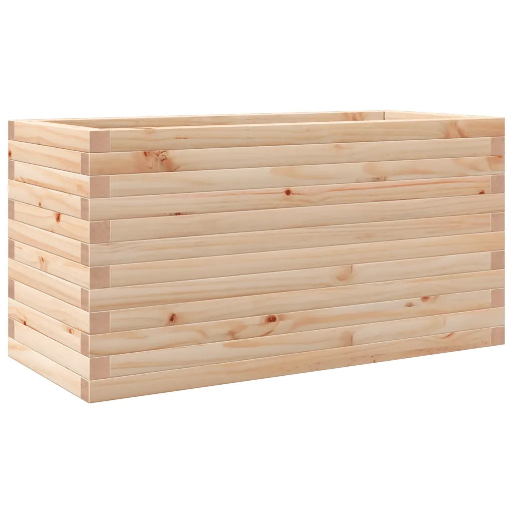 Fioriera da Giardino-Vaso da Esterno 90x40x45,5 cm in Legno Massello di Pino