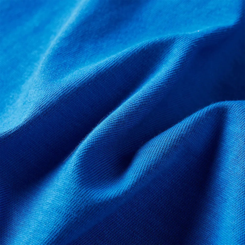 Maglietta per Bambini a Maniche Lunghe Blu Cobalto 128 13007