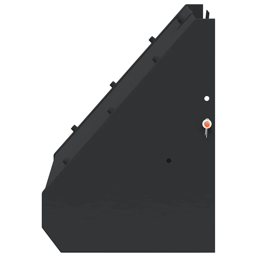 vidaXL Trappola per pallini Nero 31 x 23 x 31.5 cm Acciaio