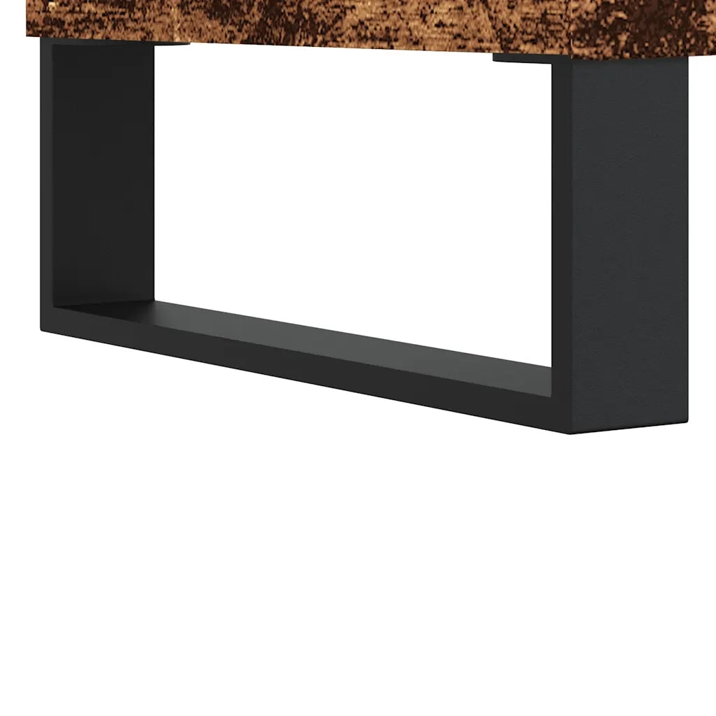 Tavolino da Salotto Legno Antico 60x44,5x45cm Legno Multistrato
