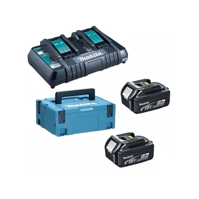Kit Caricabatteria + Batterie V.18X2 Makita