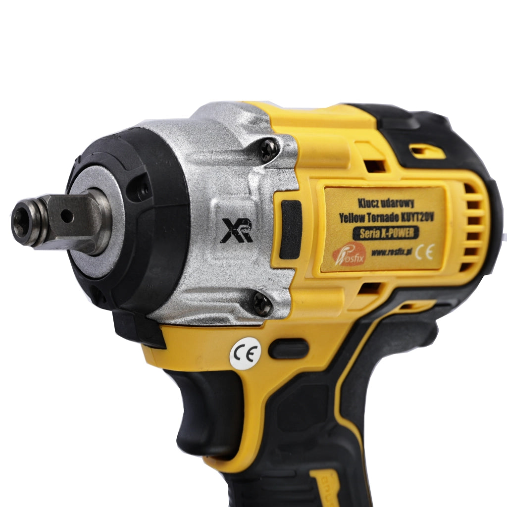Set Elettroutensili Yellow Tornado KUYT20V + Yellow Storm SYS20V – 2 Batterie 4Ah, 21V, 350 NM