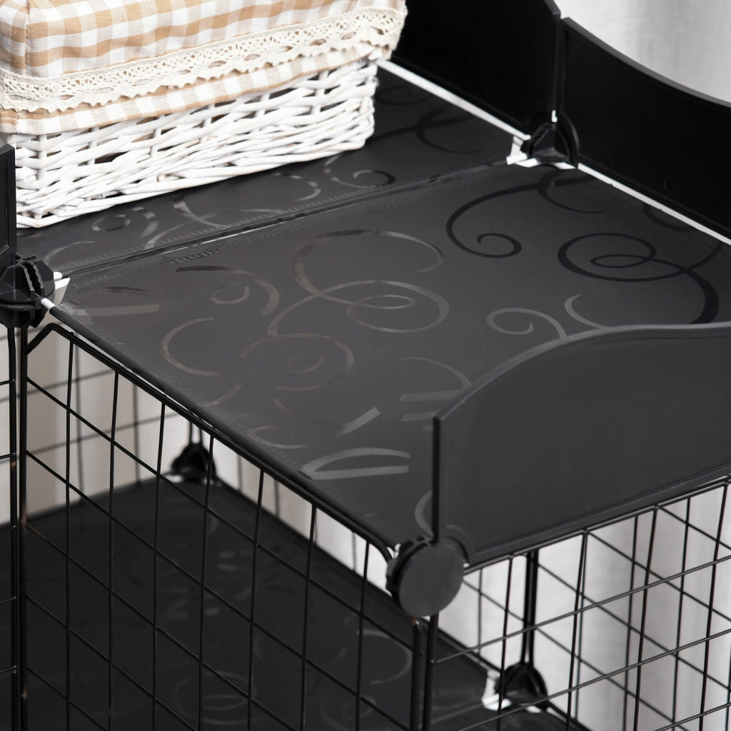 Recinto per Animali Domestici ¨C zephmum ¨C Grigio 105x70x116 cm