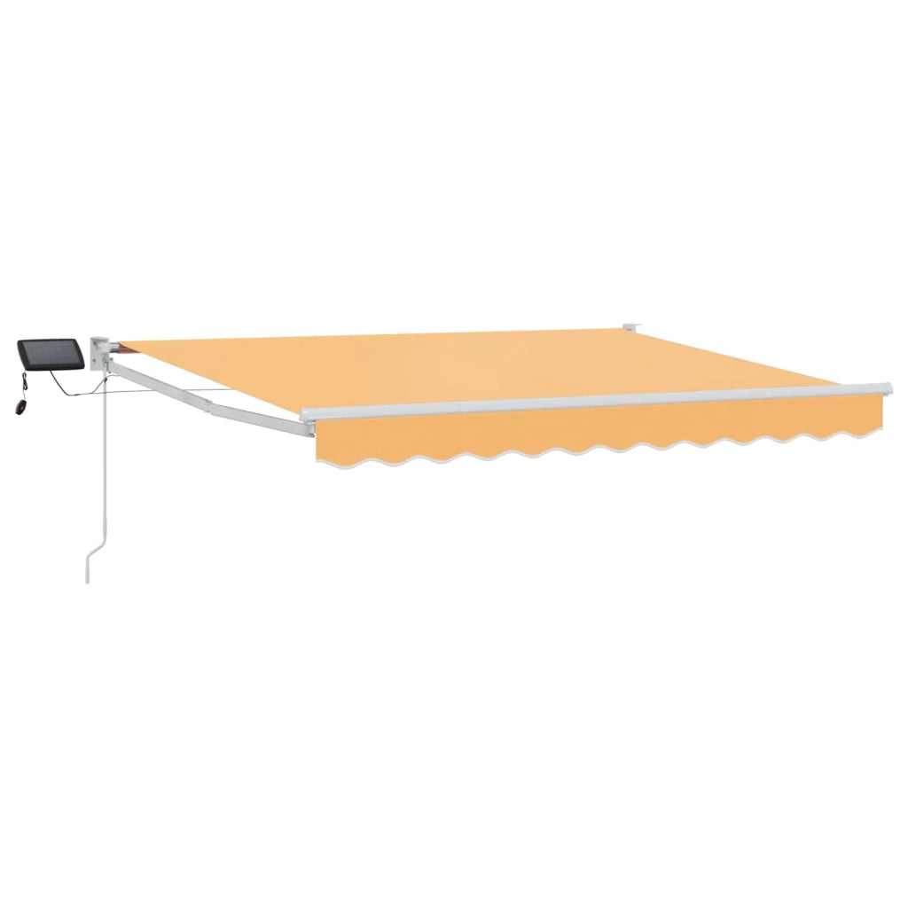 Tenda retrattile manuale con LED Sabbia 3426358