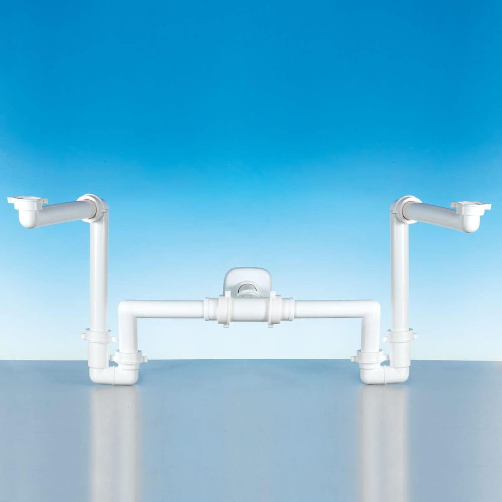 Spazio bagno doppio 1 -1 ¼  usci a d32-40 bianco lira a.1115.69