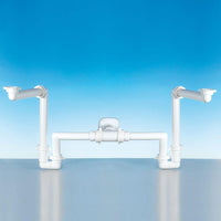 Spazio bagno doppio 1 -1 ¼  usci a d32-40 bianco lira a.1115.69