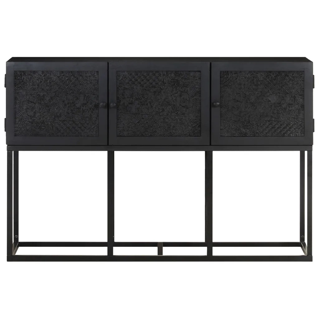 Credenza 115x30x76 cm in Legno Massello di Mango 323579