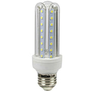 Trade Shop - Lampadina Led E27 10 W Lampada Tubolare Luce Calda Fredda Naturale U-10w - -bianco Caldo      -