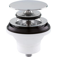 Piletta basket bagno 1 ¼  gas bi nco con tappo a fu lira a.3200.7