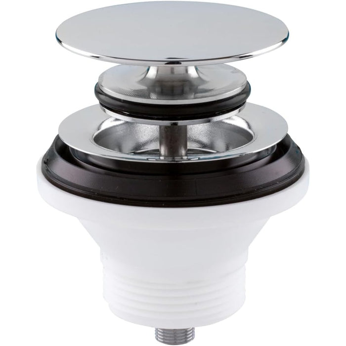 Piletta basket bagno 1 ¼  gas bi nco con tappo a fu lira a.3200.7