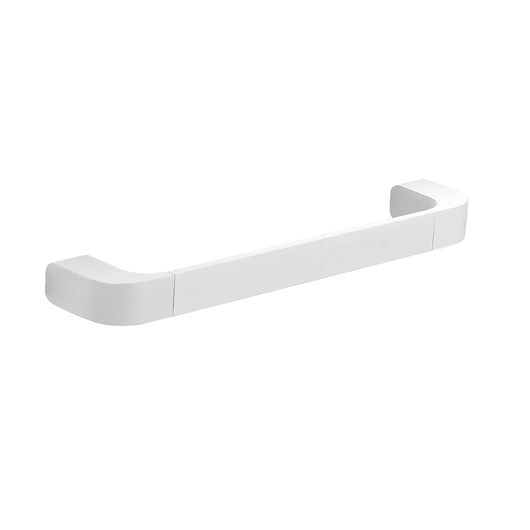 Portasalviette 35 cm in ottone, acciaio inox e Cromall 3221-35 Gedy serie OUTLINE Bianco Opaco