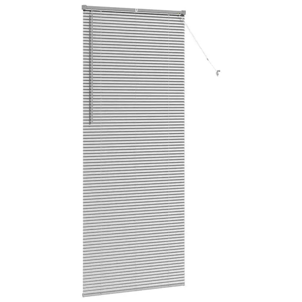 Tendaggi a Veneziana | Tenda a lamelle Argento 220 x 85 cm Alluminio