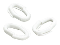 ANELLI GIUNZIONE BIANCHI pz.50 PER CATENA Segnaletica BIANCO ROSSA