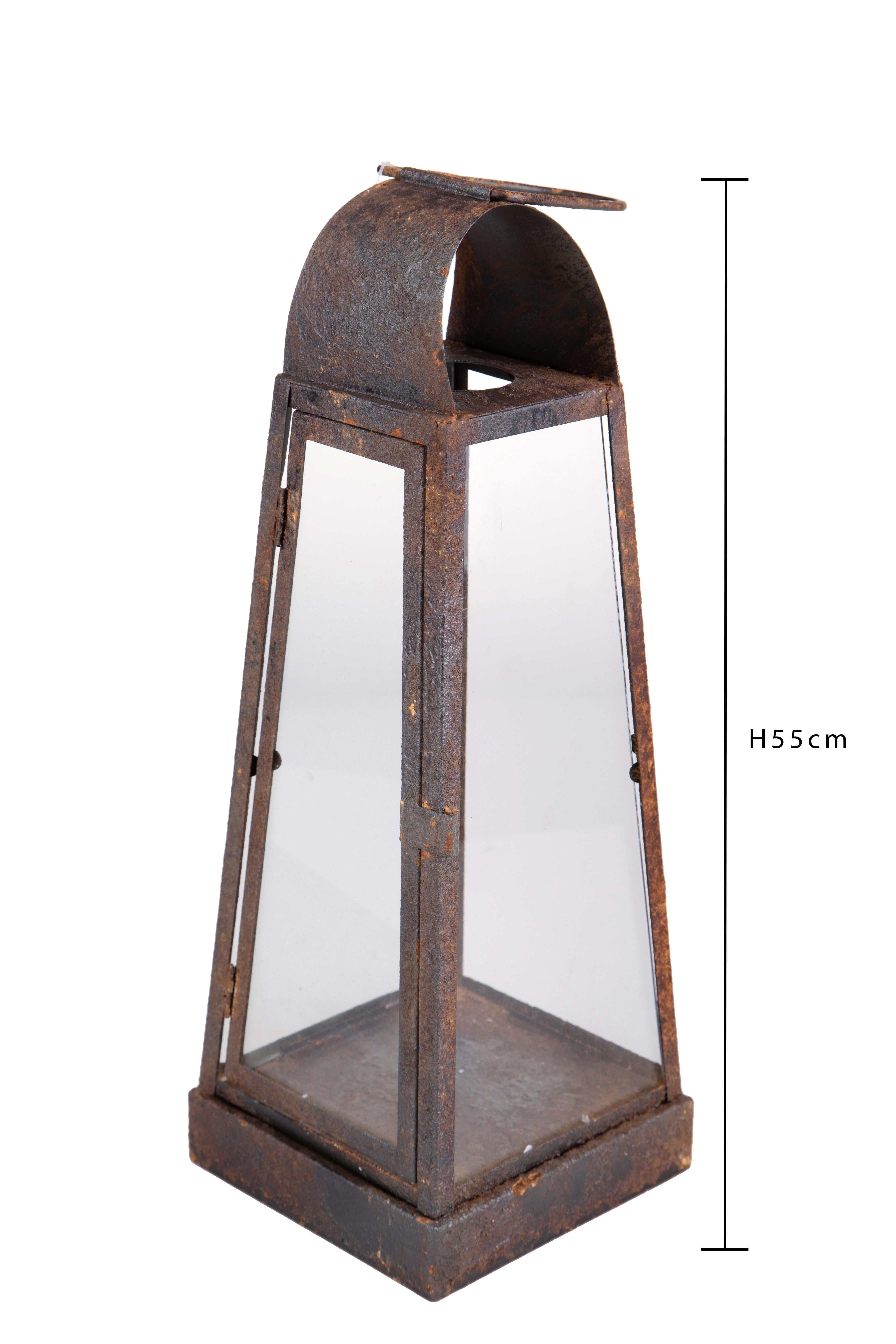 Lanterna Rettangolare 16x H 55 cm