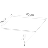 Tagliere Spianatoia per Alimenti Professionale 80x50 AISI 304