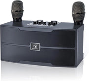 Set di Karaoke a Radiofrequenza con Bluetooth - Incluso 2 Microfoni, Cambia Voce Magico e Altro