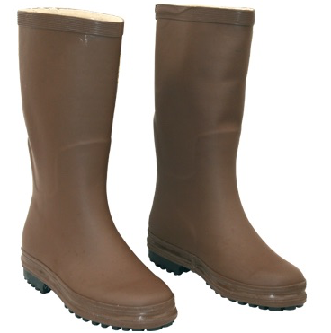 STIVALI IN GOMMA GINOCCHIO COLORE MARRONE PER LAVORO E GIARDINO N 37