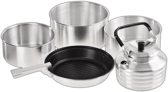 Set di cucina da campeggio - Set di cucina da campeggio - per campeggio escursioni picnic viaggi - ecosostenibile