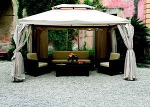 RICAMBIO SET 4 TELI LATERALI PER GAZEBO SAHARA MT.3X4