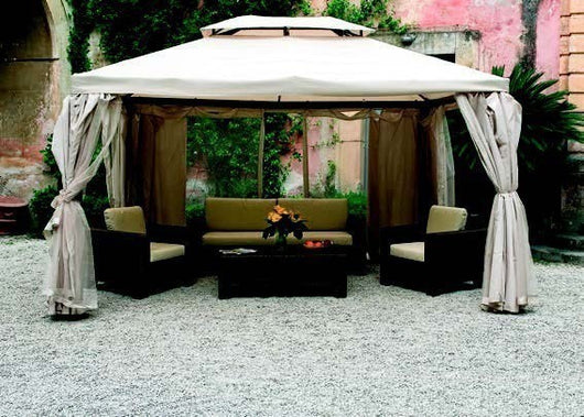 RICAMBIO SET 4 TELI LATERALI PER GAZEBO SAHARA MT.3X4