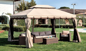 RICAMBIO SET 4 TELI MOSCHIERA PER GAZEBO ADVENTURE/RIYAD MT.3X4 Zanzariere