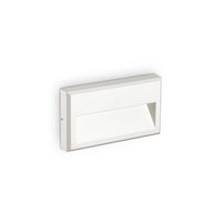 Applique Da Parete Contemporaneo Febe Alluminio Bianco Led 6W 4000K Ip65