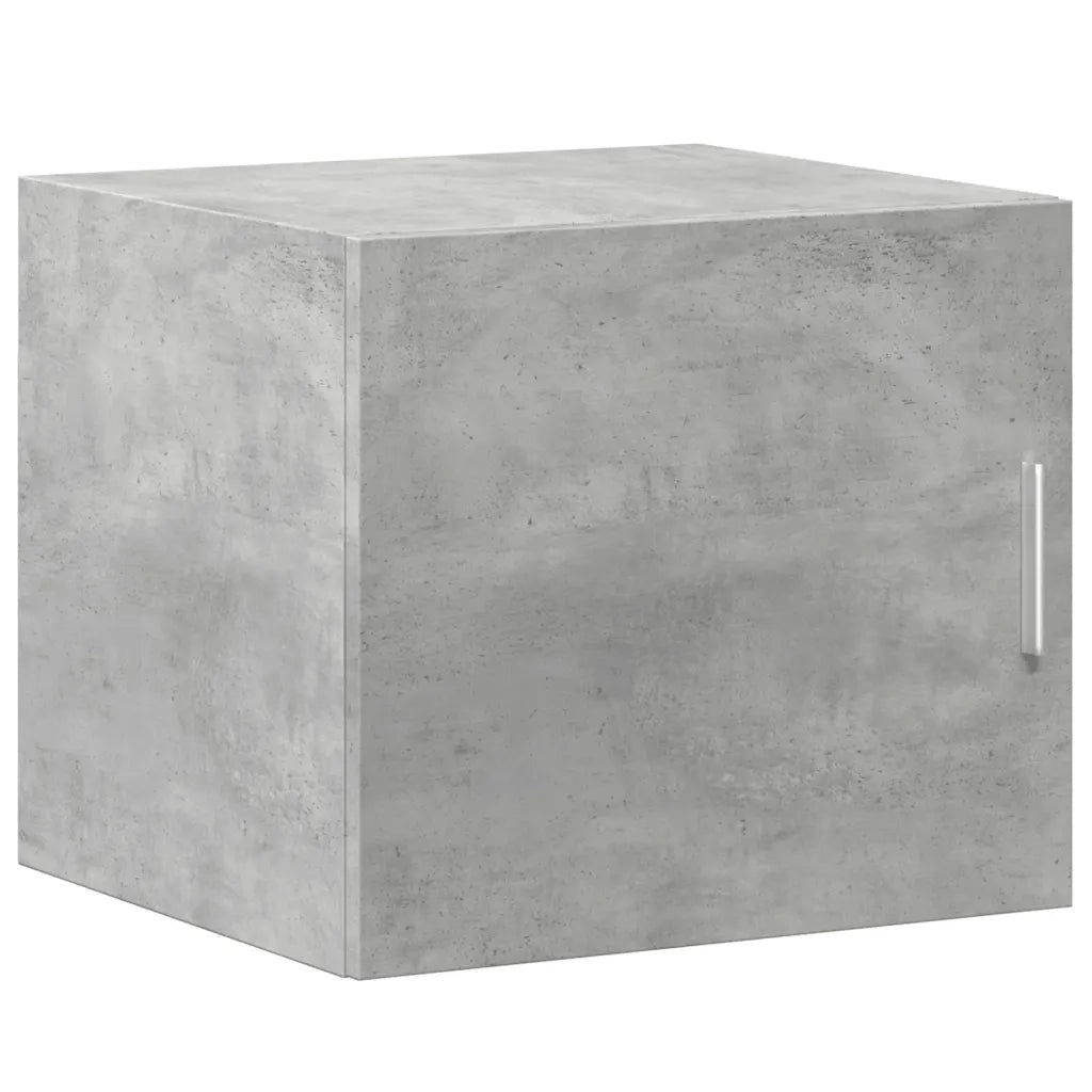 Armadietto a Muro | Mobile a Parete Grigio Cemento 45x42,5x40 cm Legno Multistrato