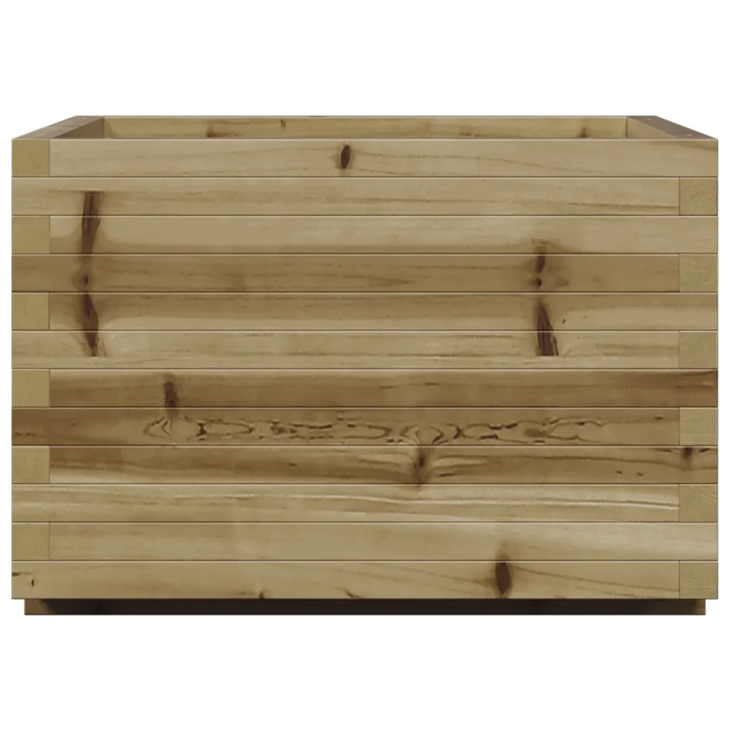 Fioriera da Giardino-Vaso da Esterno 70x70x49,5 cm in Legno di Pino Impregnato