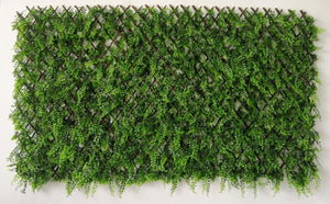 SIEPE ARTIFICIALE CON STECCATO + ERBA SEMPREVERDE ARELLE ARELLA MT.1X2