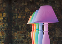 LAMPADA PIANTANA LED MULTICOLOR CON TELECOMANDO MOD.EVA CM.60X180H