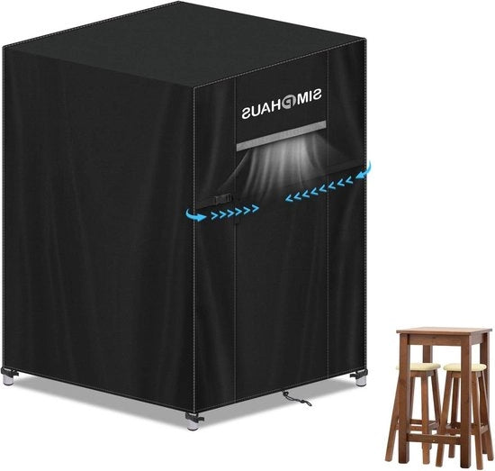 Sedili da giardino stivellabili - copertura impermeabile per sedili da giardino con protezione UV - 70 x 70 x 120/120 cm