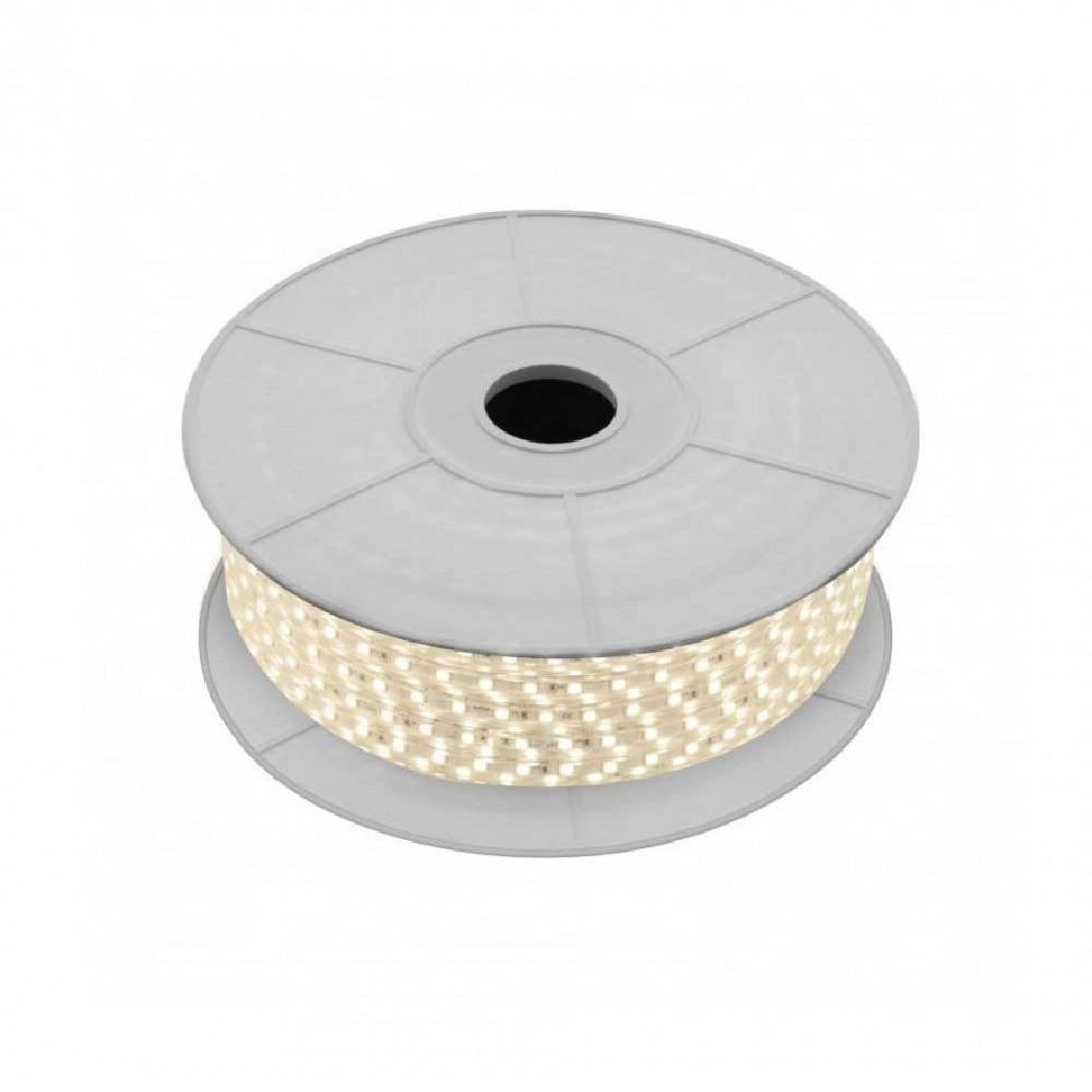 Trade Shop - Strisce Led Gommate 2835 144d 10mm 100mt 220v Vari Toni Di Colori Luce 2835smd - -bianco Caldo      -
