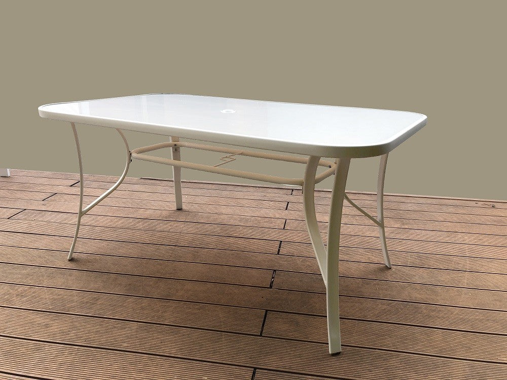 TAVOLO IN METALLO PER ESTERNI GIARDINO MODELLO "GIOVE"