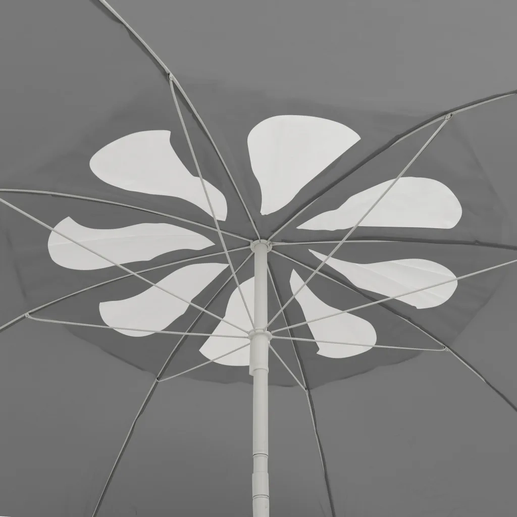 Ombrello | Parasolne da Spiaggia Antracite 240 cm