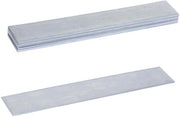 Pannelli di zinco 99,99% puri - 10 pezzi - Materiale di alta qualità - Solido e duraturo - Adatto per laboratorio scientifico - Dimensioni 153x24x1mm - Piastra di zinco