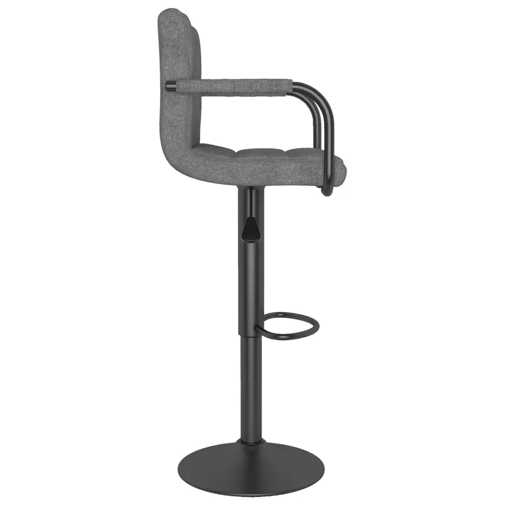 Sgabelli da Bar 2 pz Grigio Chiaro in Tessuto 334635