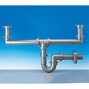 Sifone 5233 p 1 ½  tubo pp d50 e tallizzato lira 5233.012