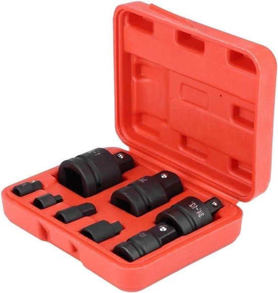 Set di adattatori a doppia chiave da 8 pezzi - riduci adattatori 1/4 pollici 3/8 pollici 1/2 pollici 3/4 pollici 1 pollici - facile da utilizzare - comodo da usare